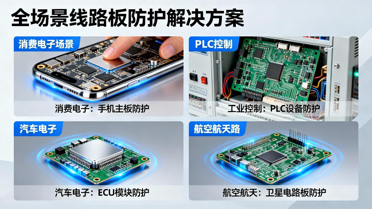 润莘电子高效固化UV三防漆UV2599 环保不含苯电子防护专家