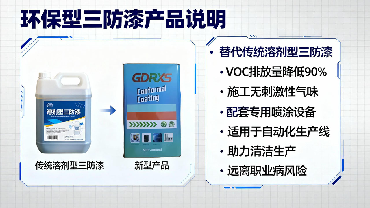 润莘电子高效固化UV三防漆UV2599 环保不含苯电子防护专家