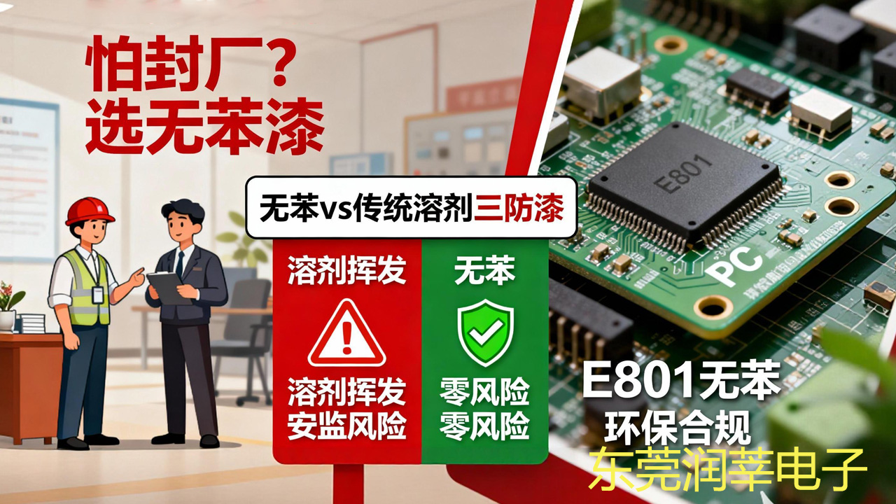 怕安监封厂？选这款无苯环保三防漆E801！PCB 防潮防腐蚀首选(图2)