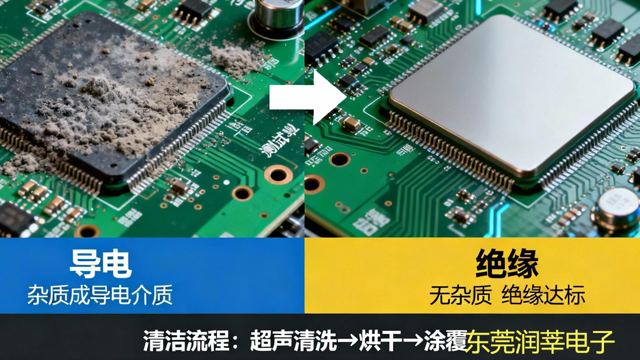 PCB 板三防漆导电?3 大核心原因 + 排查方法,快速解决(图1) PCB 板三防漆导电?3 大核心原因 + 排查方法,快速解决(图1)