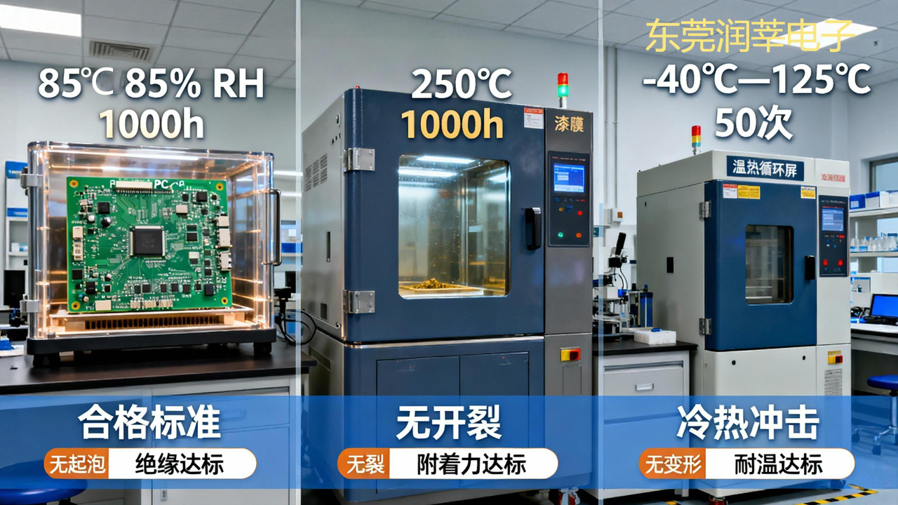 三防漆可靠性测试有哪些?3 大核心项目 + 寿命鉴别方法(图1) 三防漆可靠性测试有哪些?3 大核心项目 + 寿命鉴别方法(图1)
