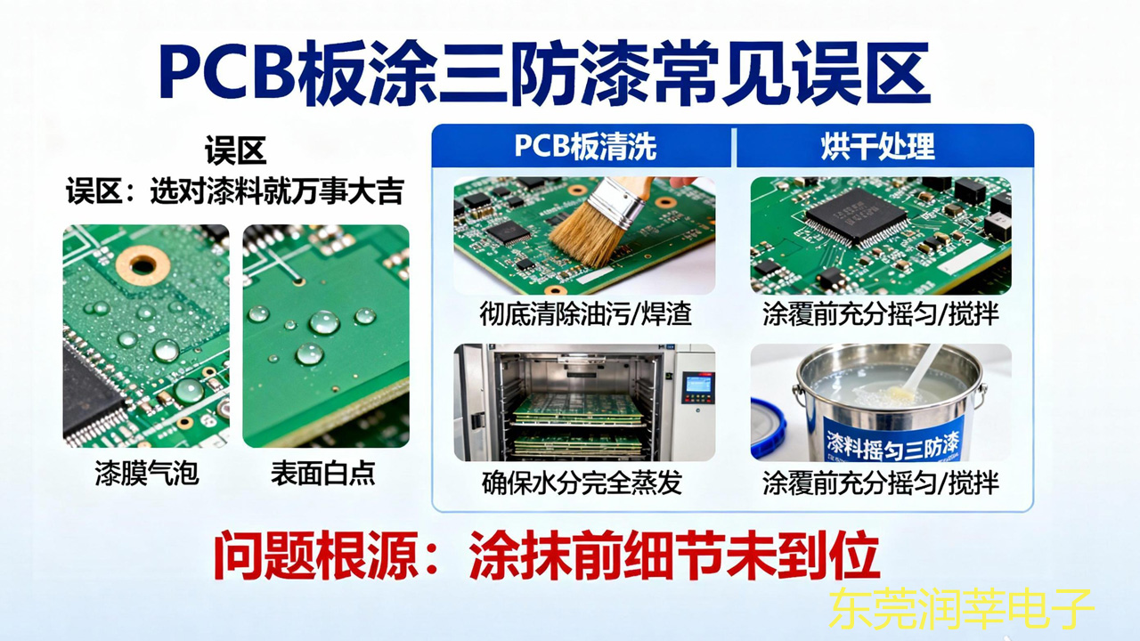 三防漆涂坏?90% 人忽略这 5 个前处理细节,气泡白点全消失(图1) 三防漆涂坏?90% 人忽略这 5 个前处理细节,气泡白点全消失(图1)