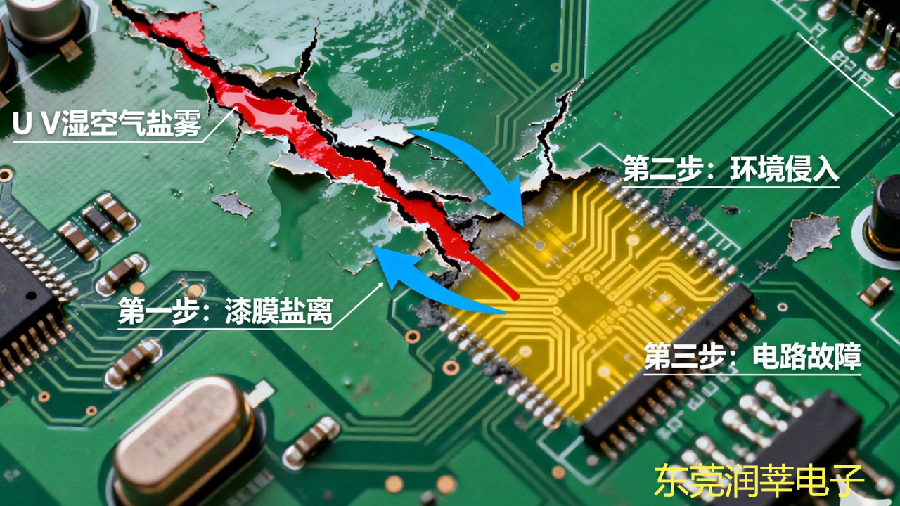 解决 UV 三防漆剥离：从百格 0 级到固化能量，4 个细节缺一不可(图1)