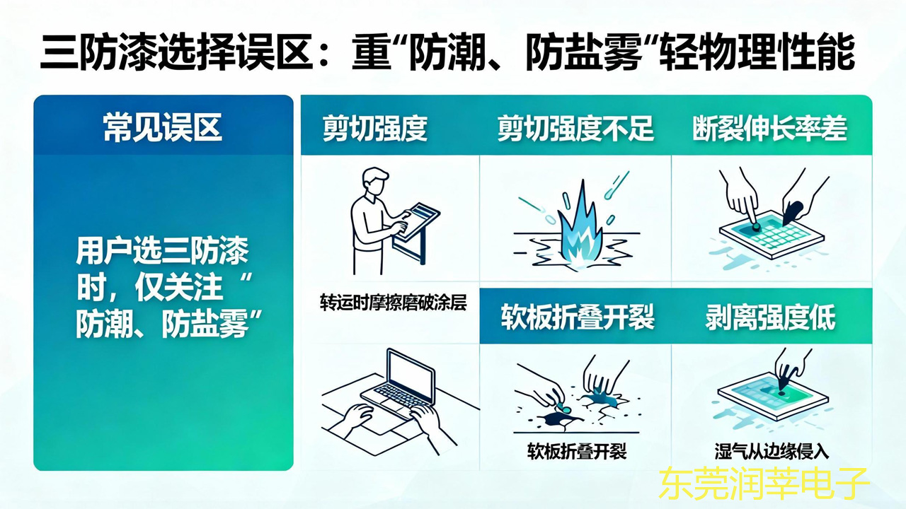 PCB板三防漆3大核心物理性能：意义、测试与场景适配(图1)