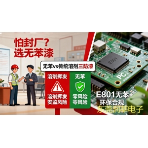 <strong>怕安监封厂？选这款无苯环保三防漆E801！PCB 防潮防腐蚀</strong>